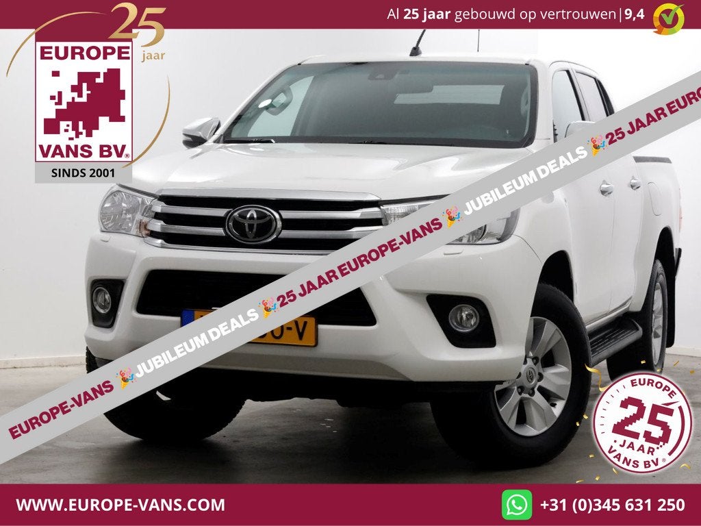 Toyota Hilux 2.4 D-4D-F 150pk E6 4WD 4x4 Double Cab Automaat, Auto's, Toyota, Automaat, Gebruikt, Euro 6, 4 cilinders