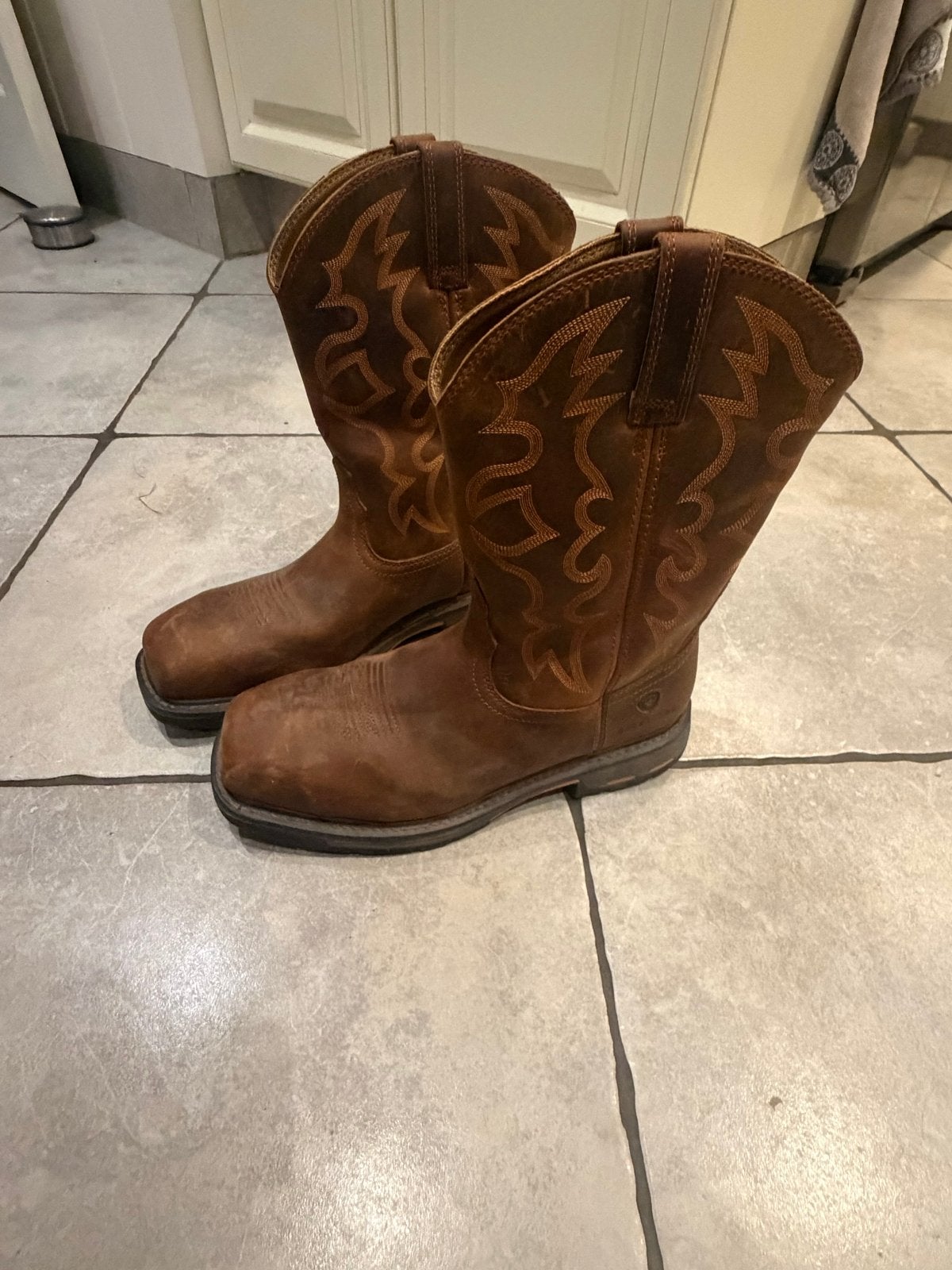 Ariat Werklaarzen - Stevige en Comfortabele Boots, Bruin, Ophalen of Verzenden, Zo goed als nieuw, Werkschoenen