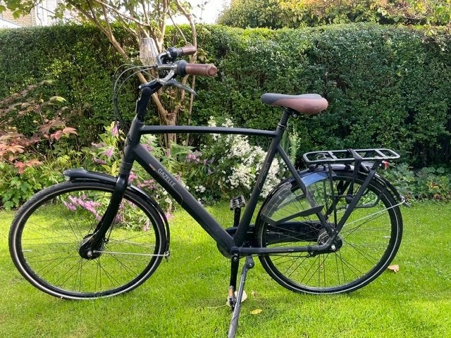 Gazelle Orange C8 herenfiets zwart-framemaat 65 cm, Ophalen, Gebruikt, Versnellingen, 65 cm of meer