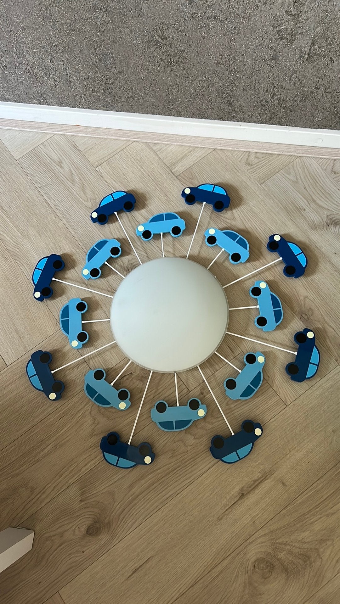 Lamp kinderkamer - jongens, E27 (groot), Zo goed als nieuw, Plafondlamp, Ophalen