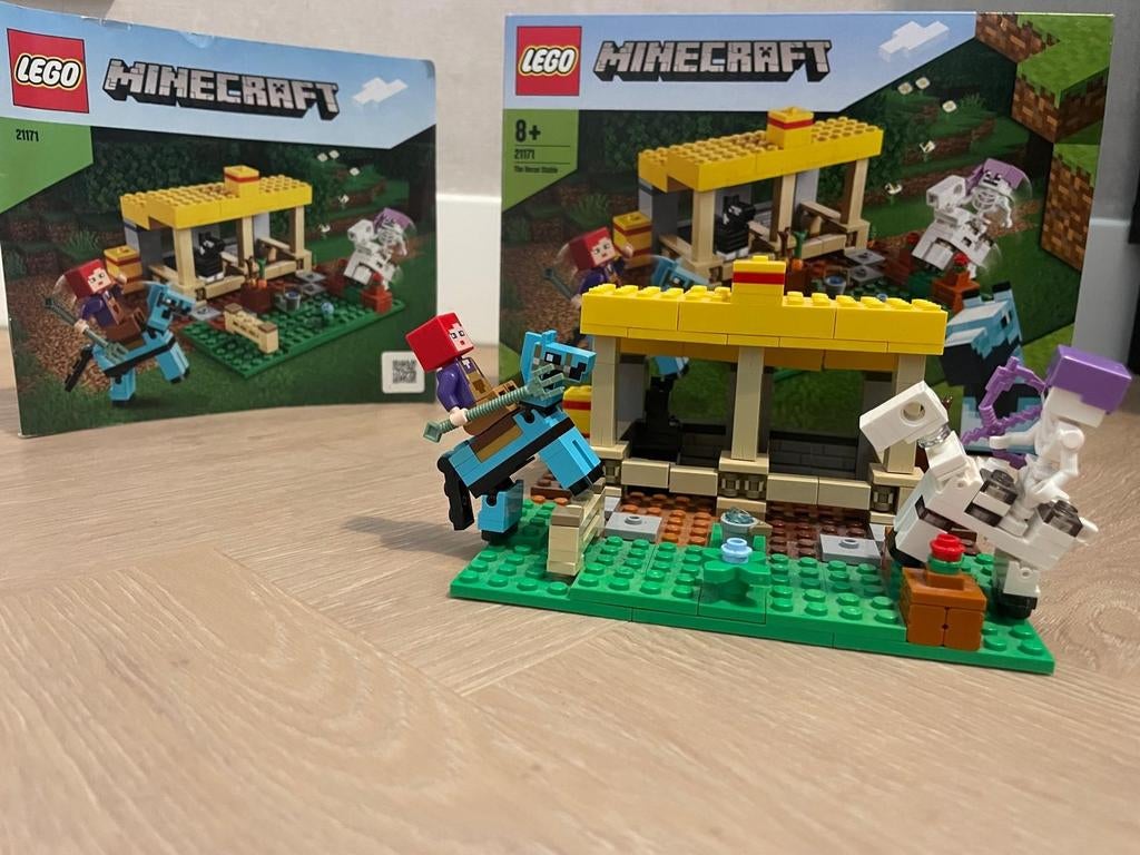 Lego Minecraft 21171 Het Paardenverblijf, Minecraft, Lego, Ophalen of Verzenden, Zo goed als nieuw