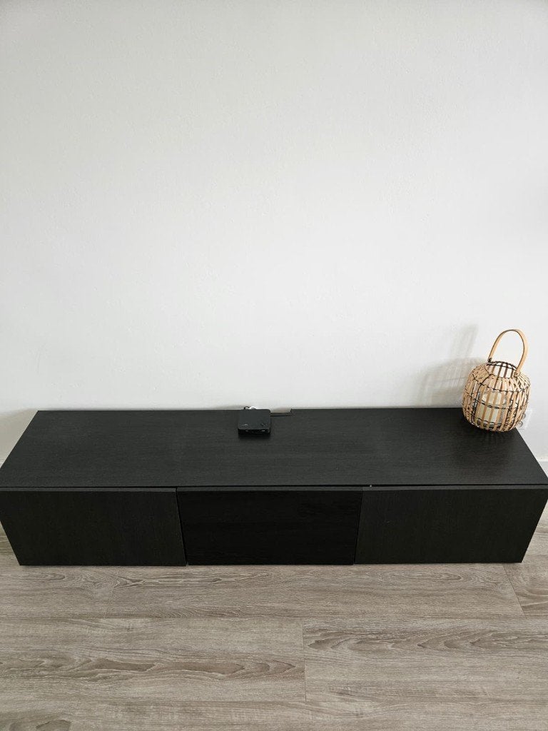 IKEA BESTÅ 180cm – Uniek Geüpgraded + Glassvik, Huis en Inrichting, Ophalen, 150 tot 200 cm, Zo goed als nieuw, Minder dan 100 cm
