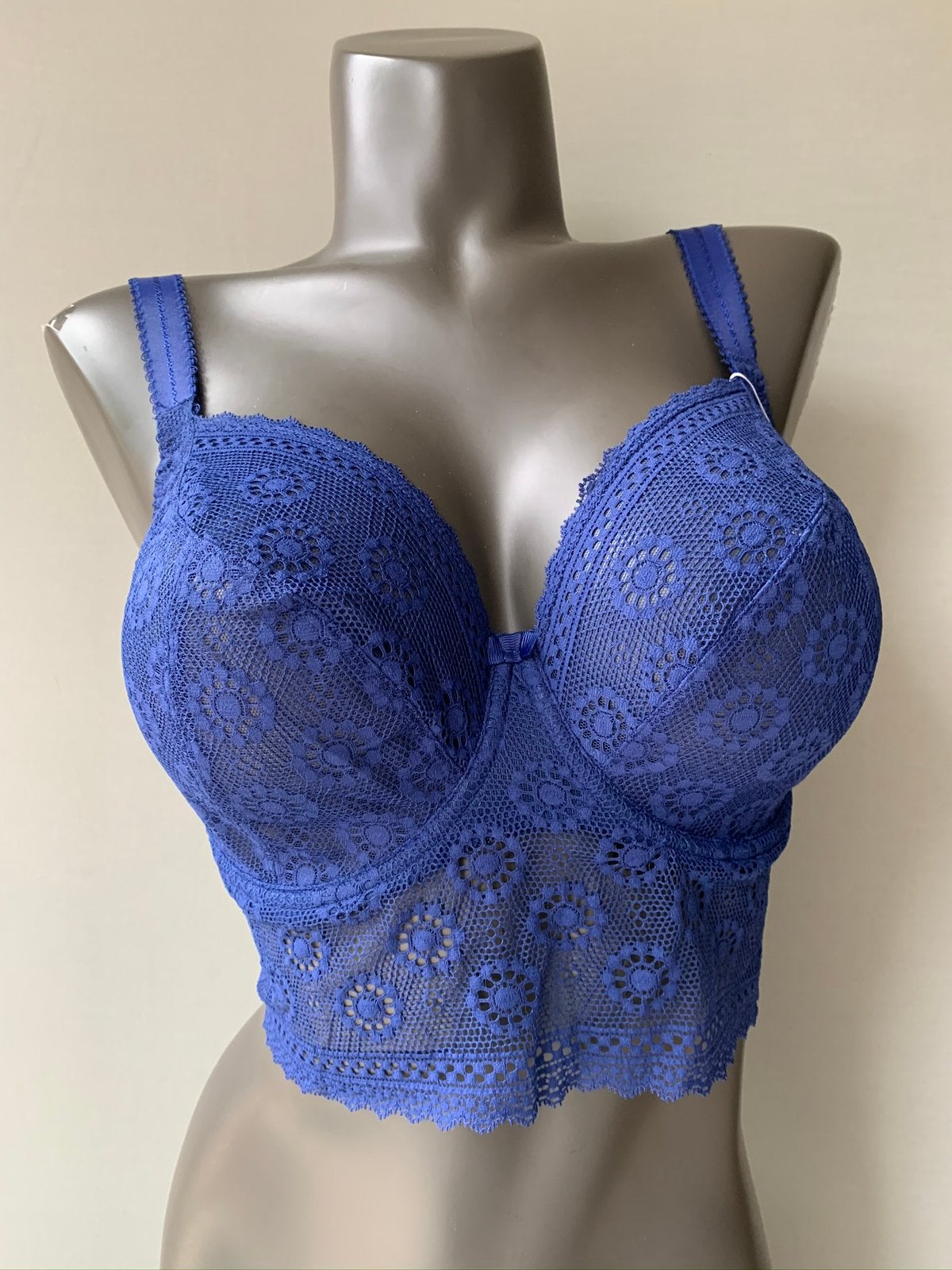 Freya longline bh bustier Model love note 5214 Maat 75d, Kleding | Dames, Ondergoed en Lingerie, Ophalen of Verzenden, Blauw, BH