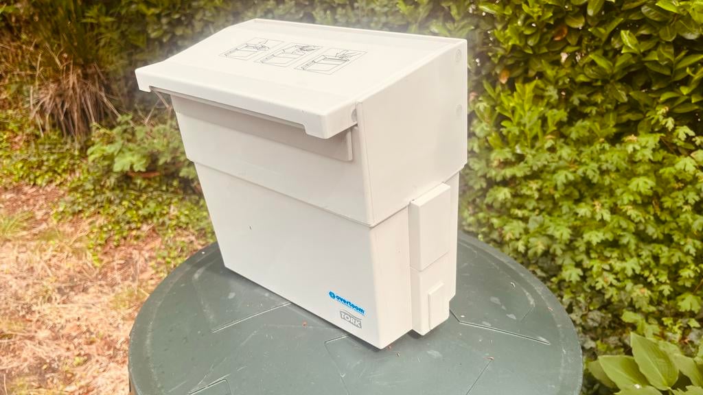 Tork Afvalbak Kunststof Wit 13 liter, Ophalen of Verzenden
