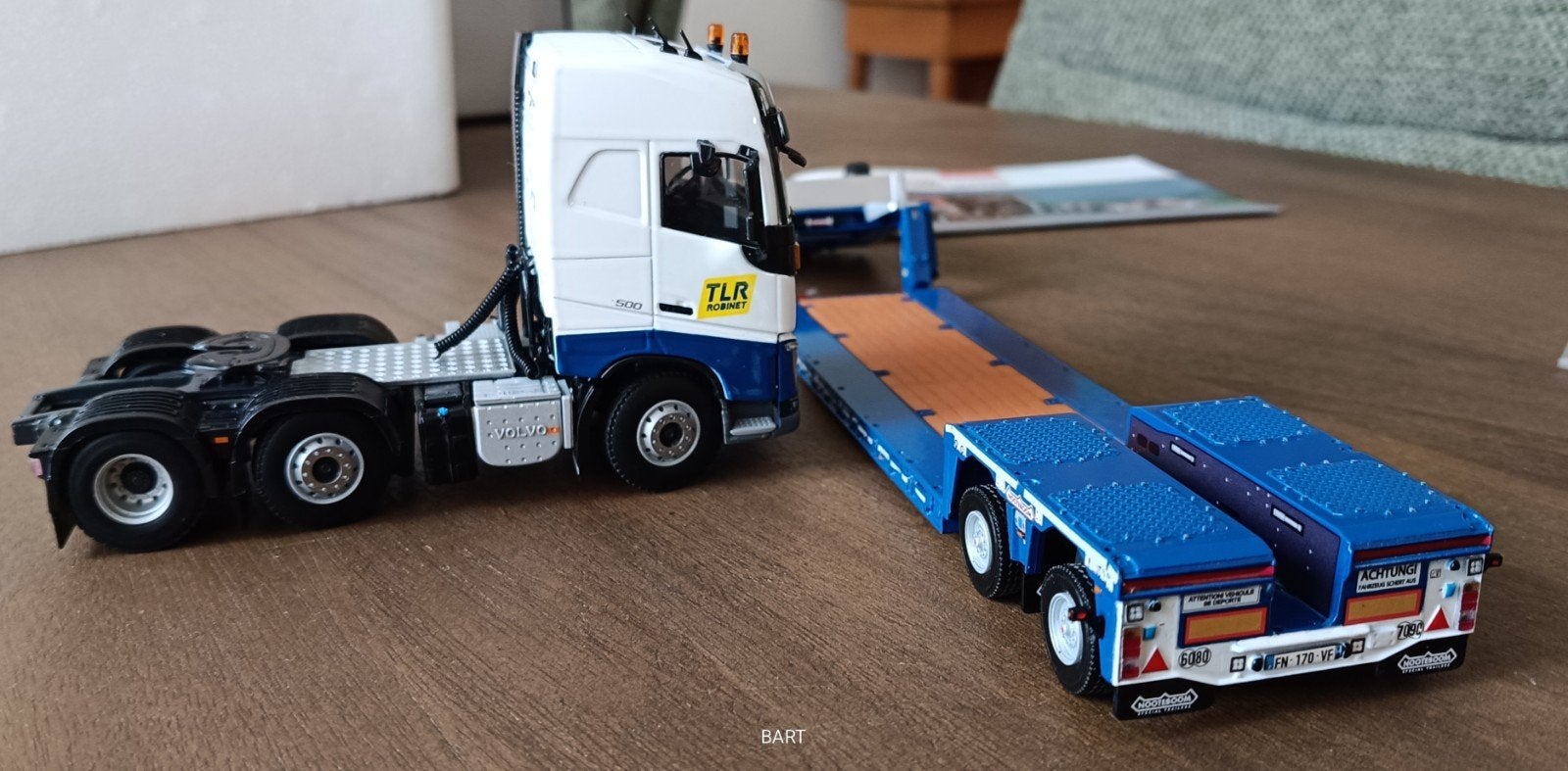 VOLVO FH TLR ROBINET 2AS DIEPLADER WSI, Ophalen of Verzenden, Nieuw, Bus of Vrachtwagen, Wsi