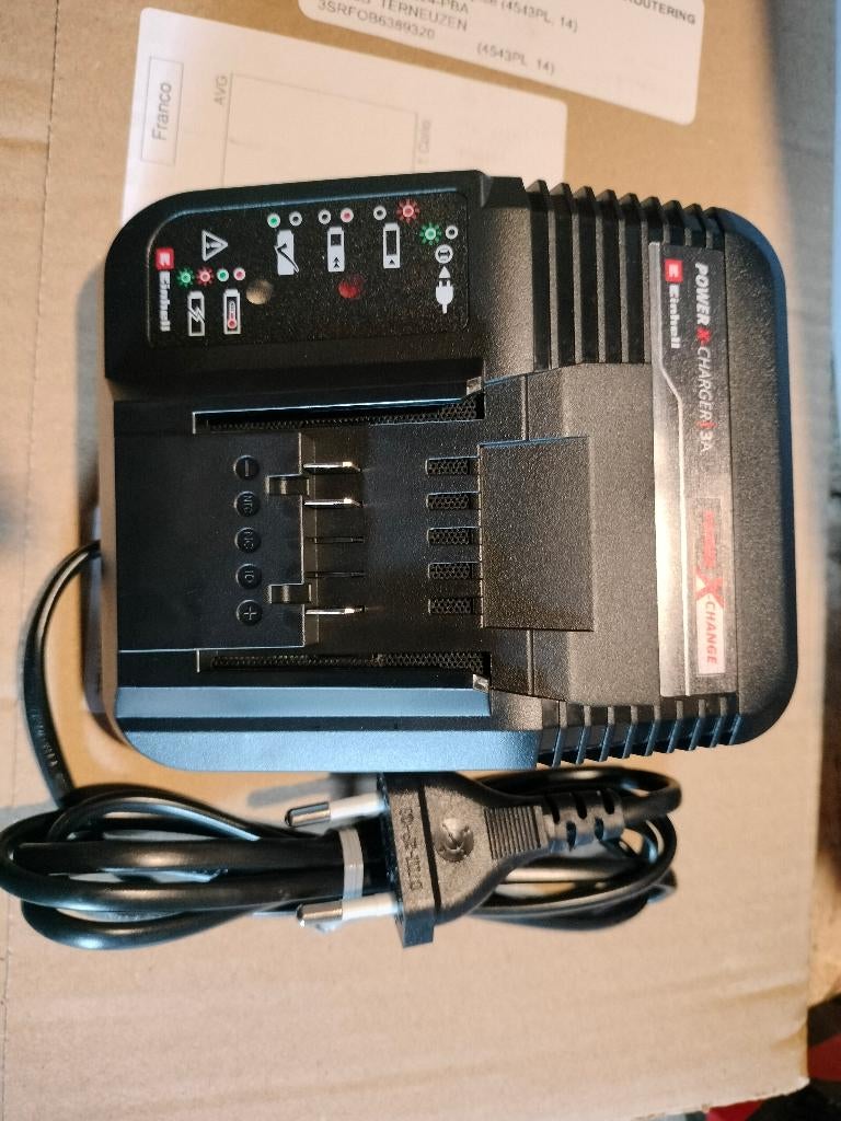 Einhell Power X Charger 3A, Verzenden, Nieuw