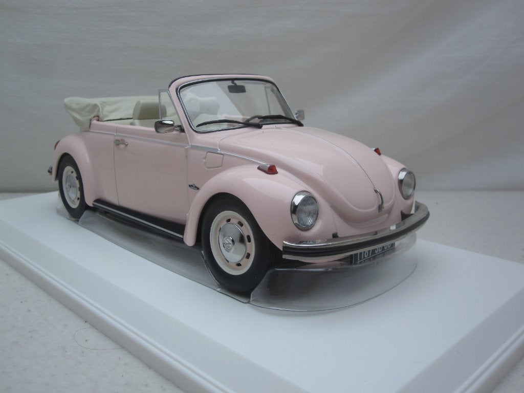 VW Kever 1303 Cabriolet 1973 Roze 1:18 Norev Limited Edition, Ophalen of Verzenden, Nieuw, Auto, Norev