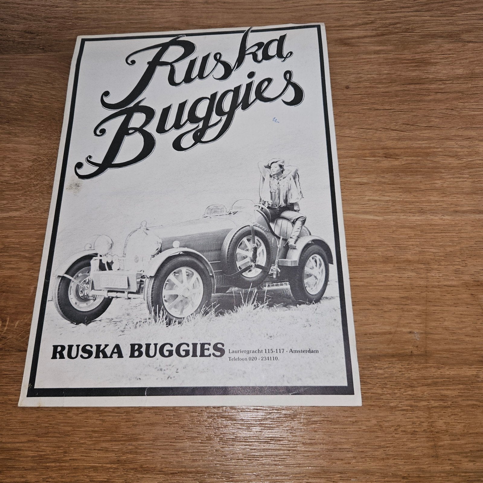 Originele Ruska Buggies brochure uit de jaren '70, Ophalen of Verzenden, Zo goed als nieuw, Algemeen, Onbekend