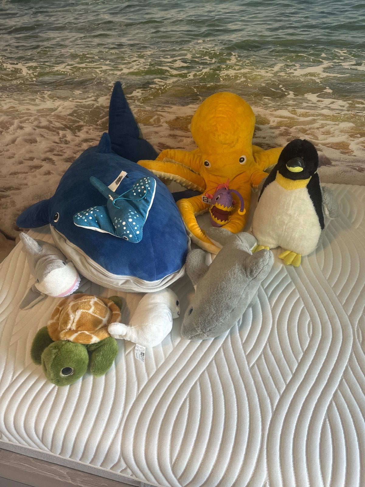 Knuffels voor  zeekamer ( heb ook strand behang), Ophalen, Overige merken, Overige karakters, Overige typen
