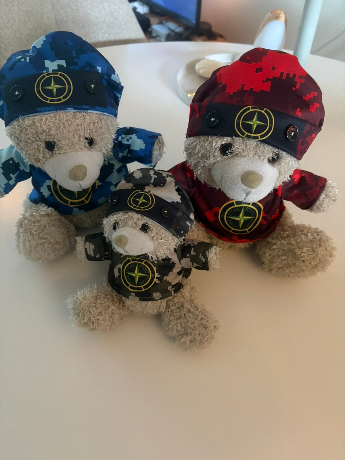 3 mooie stone island knuffels!, Verzenden, Zo goed als nieuw, Overige typen