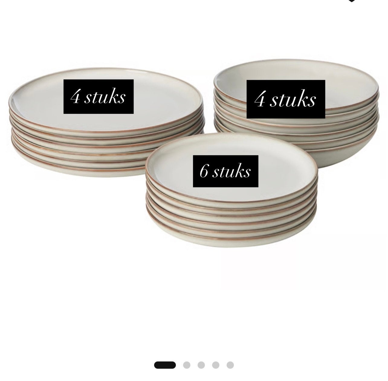 Servies set: borden, kommen en schalen (22 stuks), Huis en Inrichting, Keuken | Servies, Ophalen, Keramiek, Zo goed als nieuw