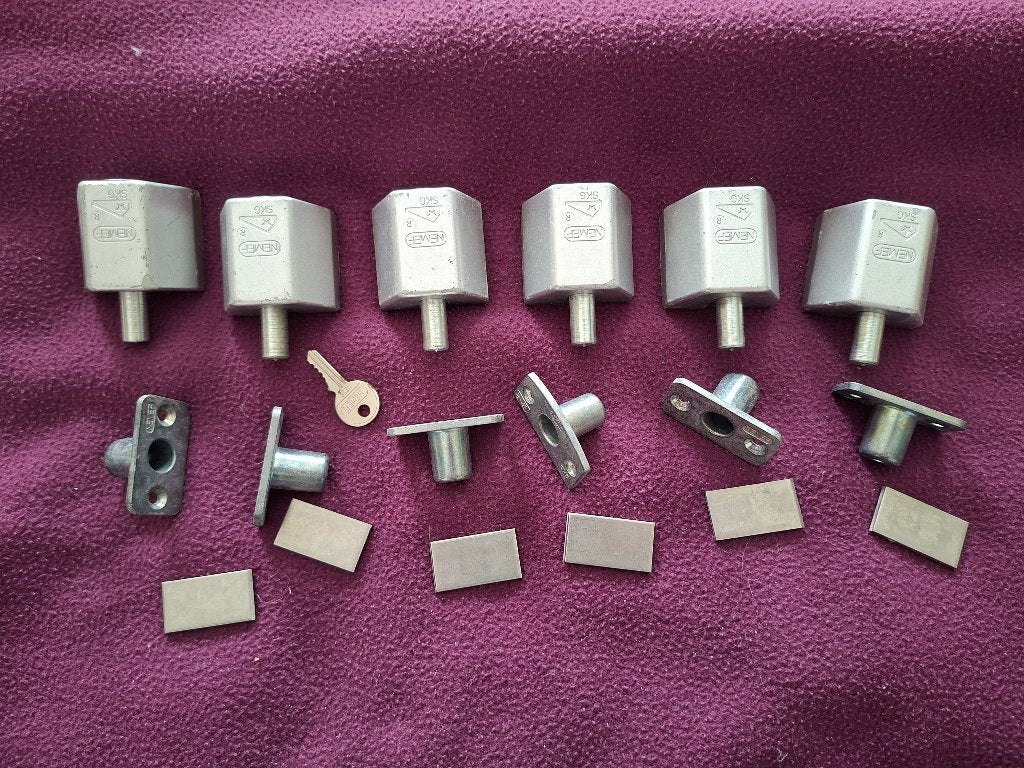 NEMEF Veiligheids oplegsloten (6x), Ophalen of Verzenden, Slot