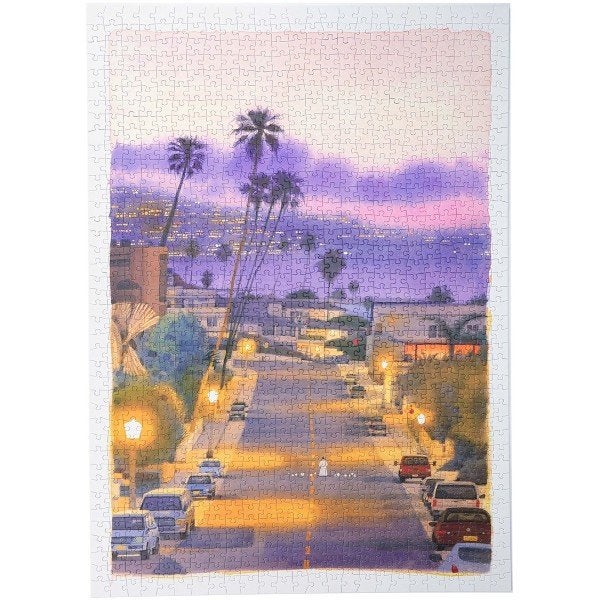Robotime Purple Sunset Walk PT017 Bouwpakket Nieuw, Hobby en Vrije tijd, Knutselen, ROKR, Gebouwen, Nieuw, Meerkleurig
