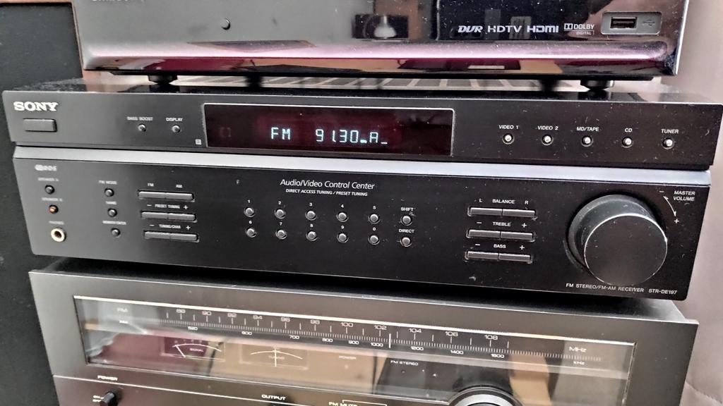 Sony Audio/Video Control Center STR-DE197, Ophalen of Verzenden, Zo goed als nieuw, 60 tot 120 watt, Sony