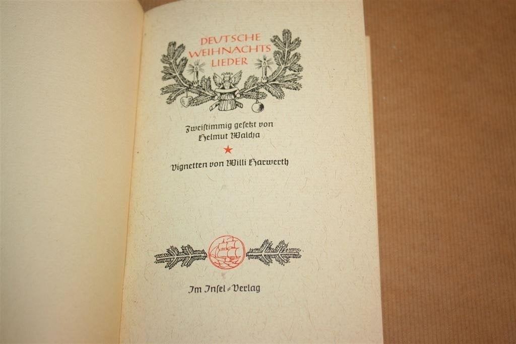 Deutsche Weihnachts Lieder — Kerstliederen met Noten, 1952, Ophalen of Verzenden, Gelezen, Artiest