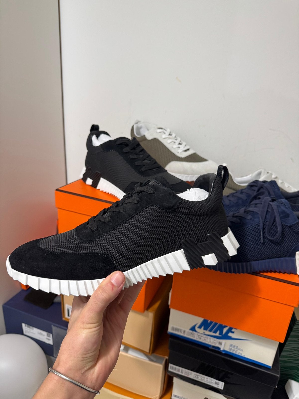 Hermes Bouncing Sneaker zwart, Ophalen of Verzenden, Nieuw
