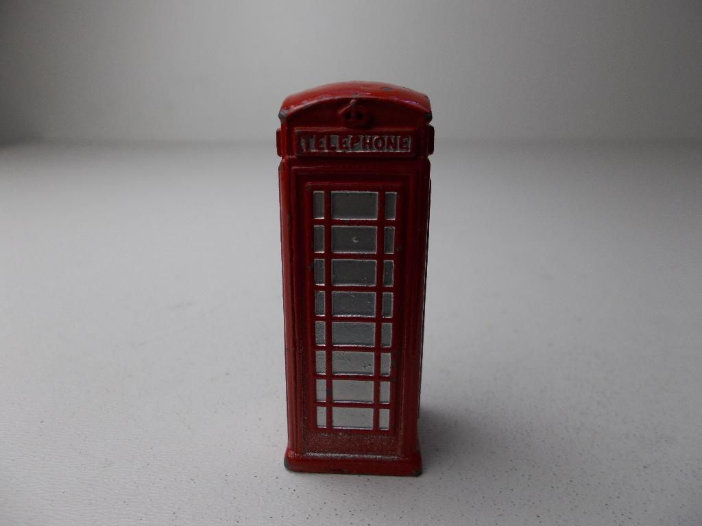 1950 Dinky Toys 750 TELEPHONE CALL BOX I.z.g.st!, Ophalen of Verzenden, Zo goed als nieuw, Overige typen, Dinky Toys