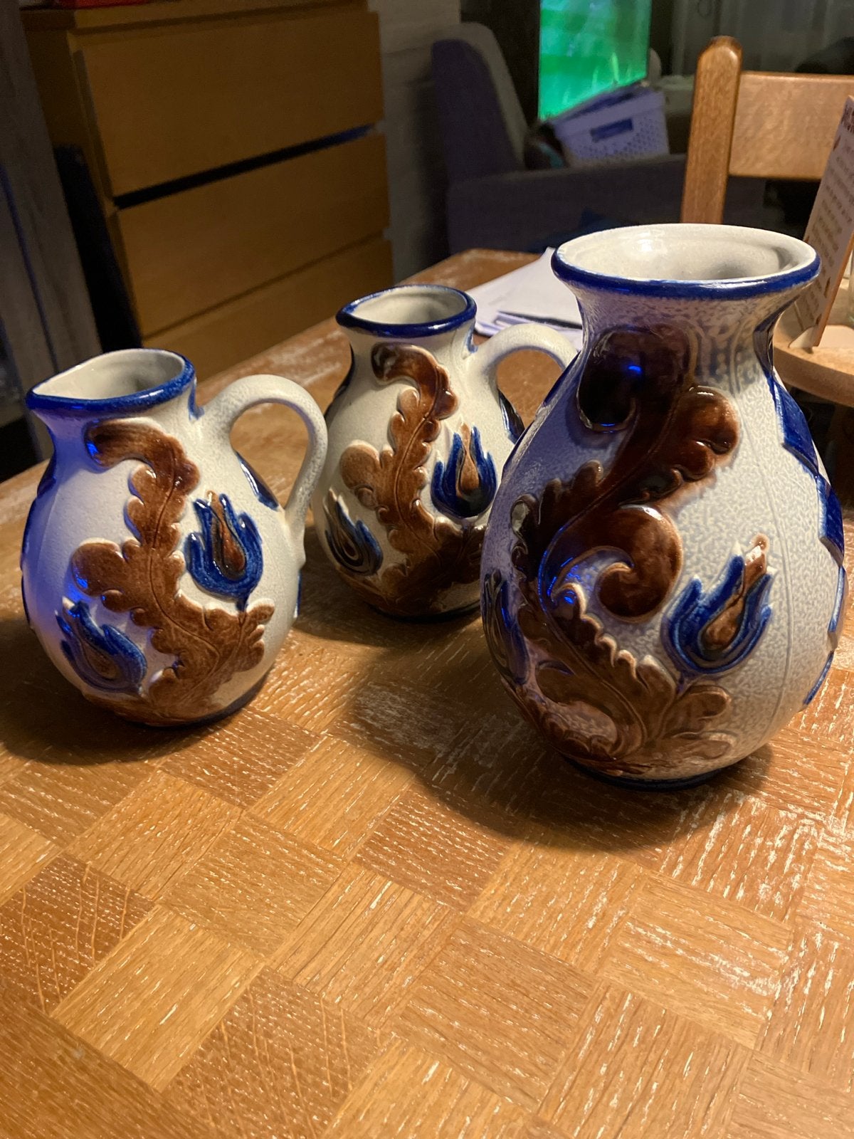 Knödgen Edel Keramik kannen set - 3 stuks, Ophalen of Verzenden