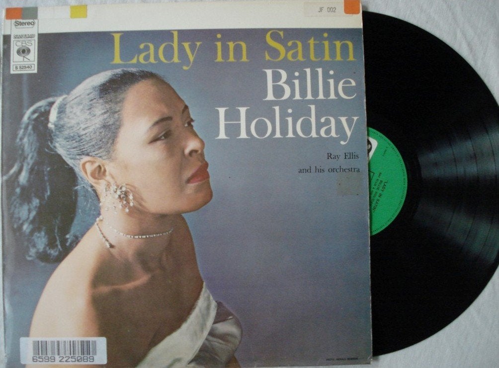 Billie Holiday - Lady in satin, LP, Gebruikt, Ophalen of Verzenden, 12 inch