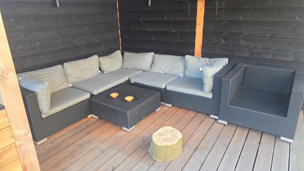 Madison 6-persoons loungeset met 75x75cm kussens, Ophalen, Gebruikt