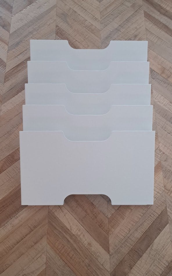 Tijdschriftenrek IKEA, Ophalen, Metaal, Modern, Stapelbaar