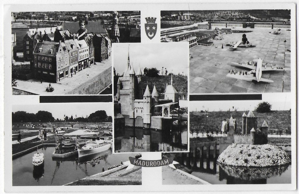 Den Haag Madurodam Oude Gelopen Ansichtkaart ( B3540 ), Verzamelen, Ophalen of Verzenden, 1960 tot 1980, Gelopen, Zuid-Holland