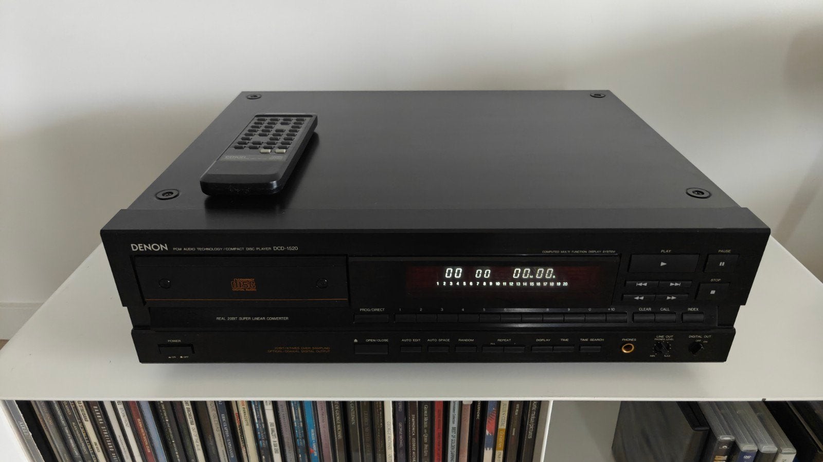 Denon DCD-1520 CD Speler met originele afstandsbediening, Ophalen, Zo goed als nieuw, Overige merken