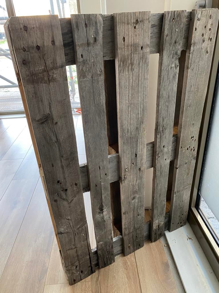 2 pallets gratis, Doe-het-zelf en Verbouw, Hout en Planken, Ophalen, Gebruikt, 50 mm of meer, Pallet