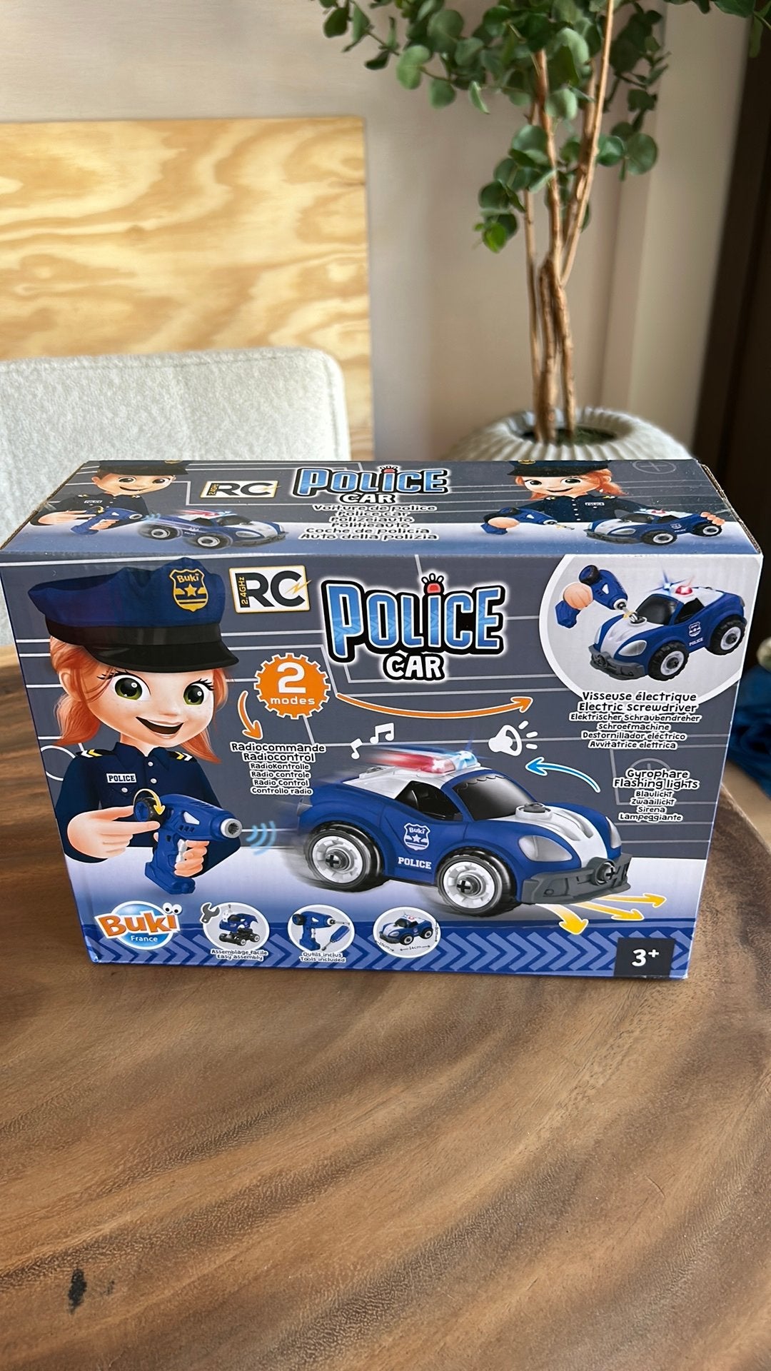 Boki police car, afstandsbesuurbare auto, Ophalen, Zo goed als nieuw, Jongen of Meisje