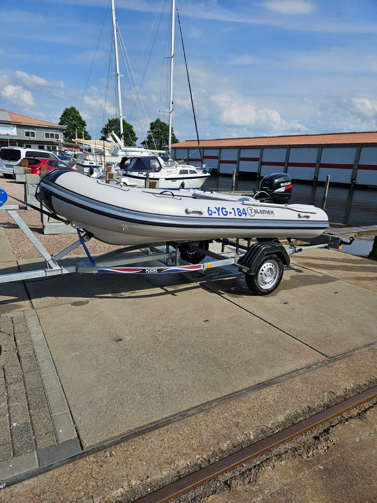 !!talamex 350 met 25pk suzuki!!, Ophalen of Verzenden, Zo goed als nieuw