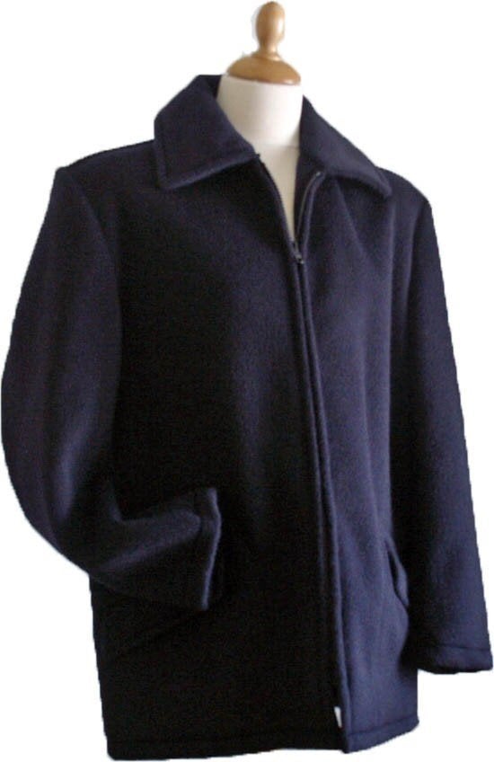 BIESOT vintage Jopper / Bonkertje winterjas 100% wollen jas, Ophalen of Verzenden, Gedragen, Blauw