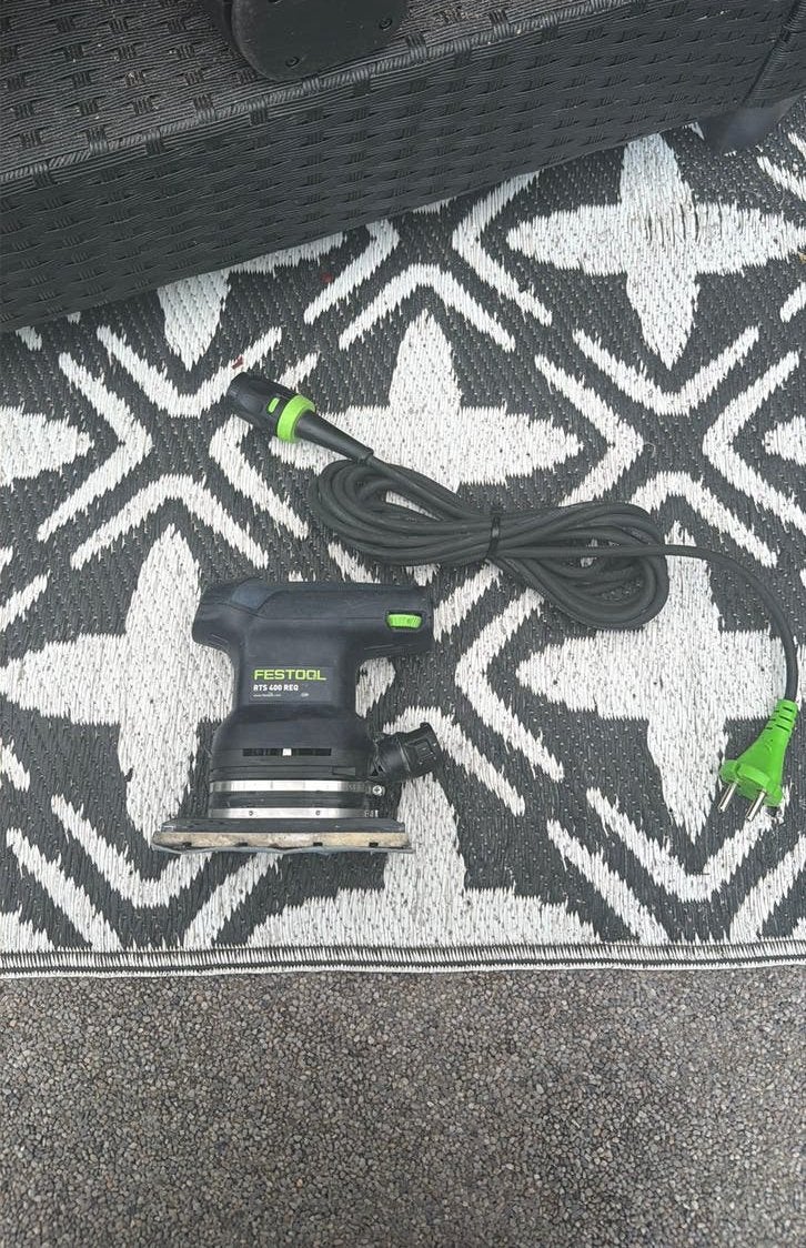 Festool RTS 400 REQ Vlakschuurmachine schuurmachine, Ophalen of Verzenden, Zo goed als nieuw, 600 tot 1200 watt, Excentrische schuurmachine