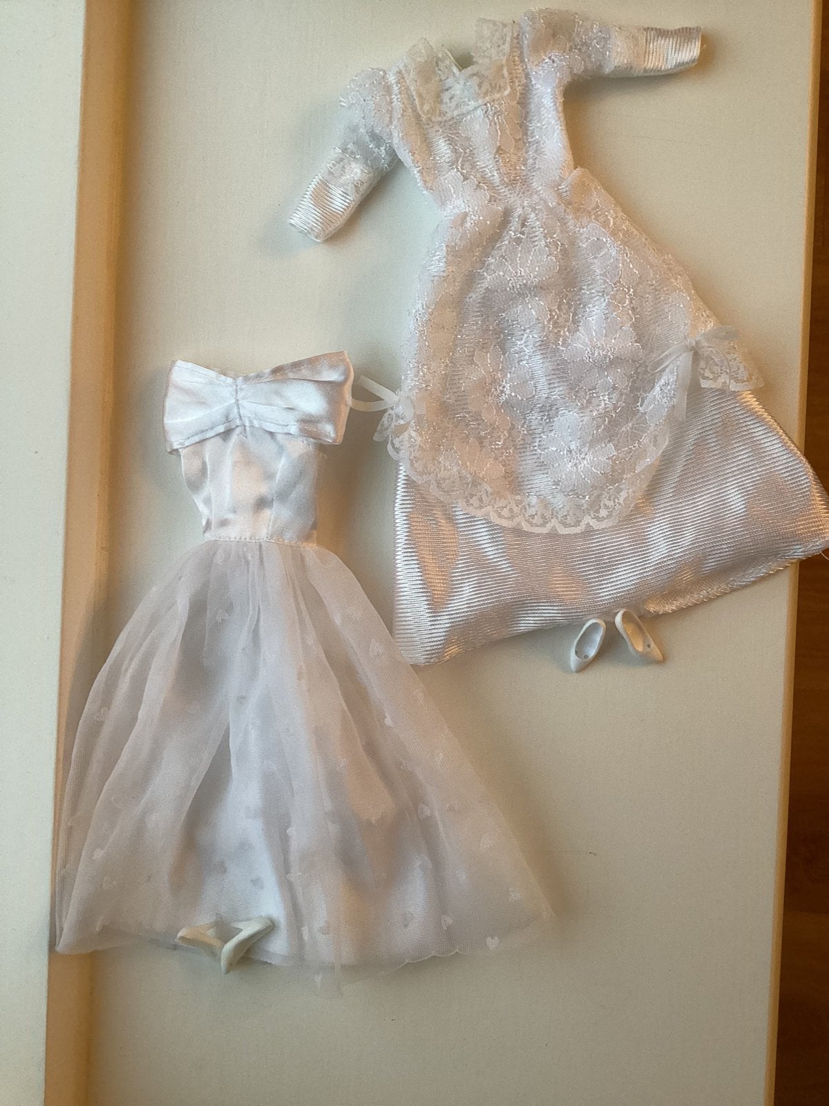 Barbie Bruidsjurken Set –  (Inclusief Pumps), Ophalen of Verzenden, Zo goed als nieuw, Barbie