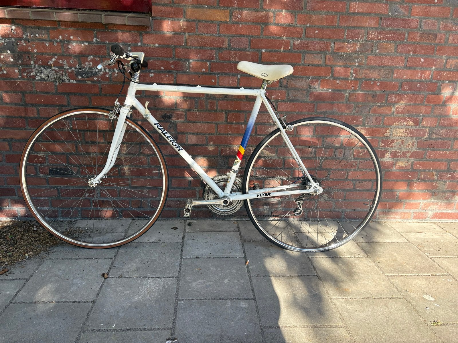 Raleigh racefiets 75 cm frame, Fietsen en Brommers, Fietsen | Racefietsen, Gebruikt, Overige merken, Minder dan 10 versnellingen