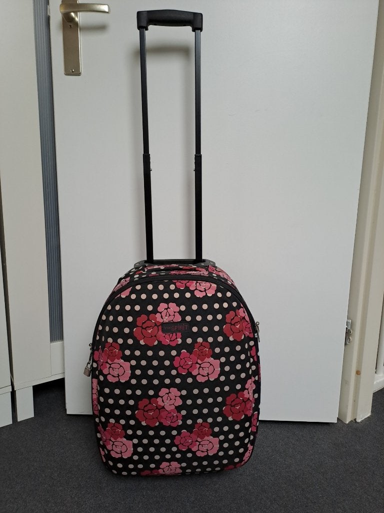 Trolly koffer, Ophalen, Wieltjes, Gebruikt, Hard kunststof