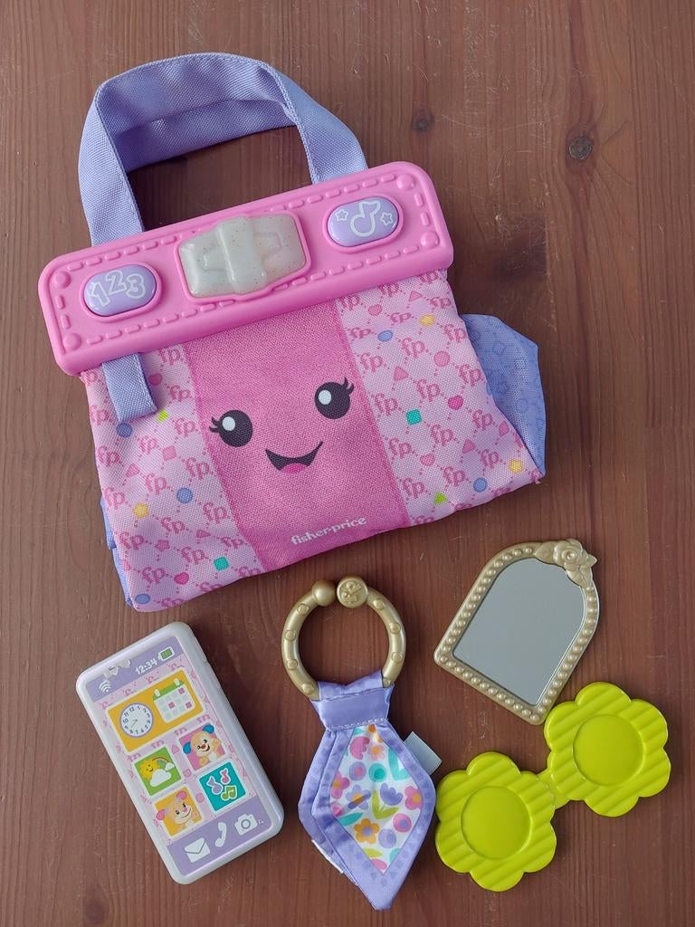 Tasje 'Leerplezier Op Stap' van Fisher Price (2 beschikbaar), Ophalen, Zo goed als nieuw, Speelset, Met licht