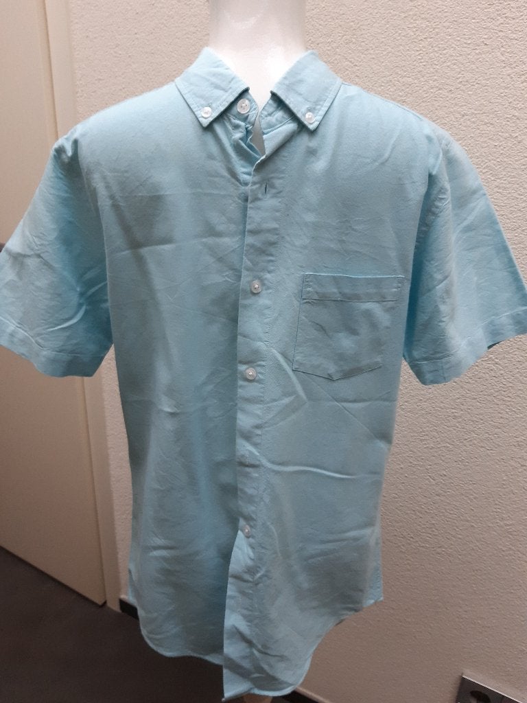Overhemd, primark, maat xs, Ophalen of Verzenden, Gedragen, Blauw, Halswijdte 38 (S) of kleiner