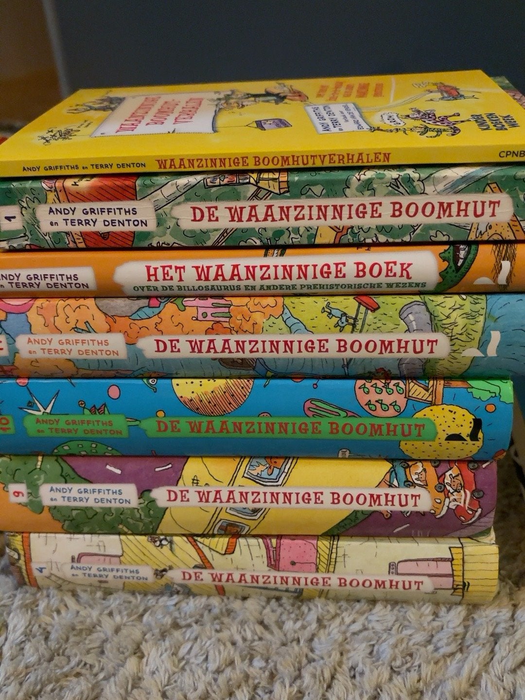Waanzinnige boomhut e.a. 9 stuks kinderboeken, Boeken, Ophalen of Verzenden, Zo goed als nieuw