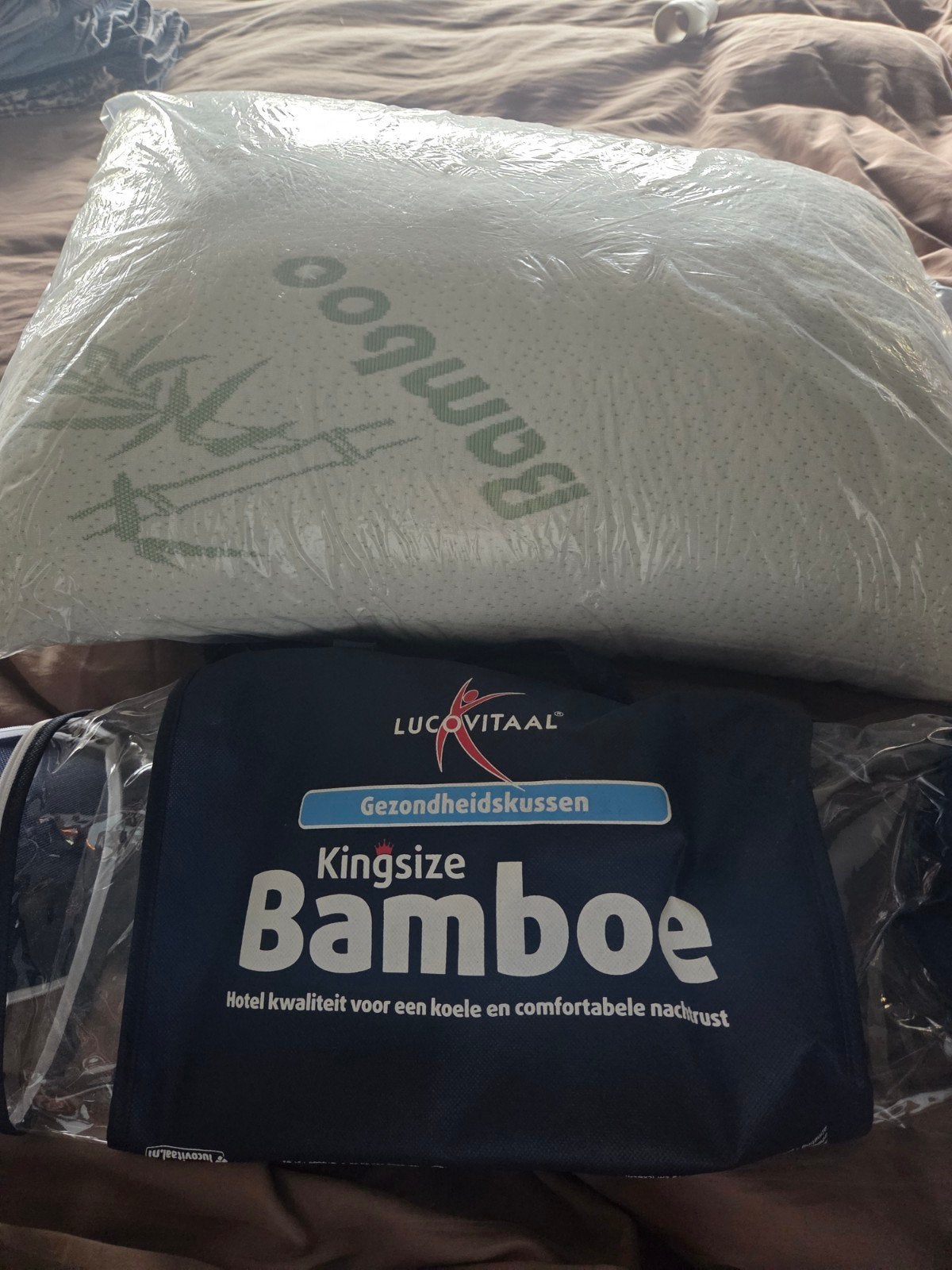 Lucovitaal Kingsize Bamboe Gezondheidskussen, Ophalen of Verzenden, Nieuw