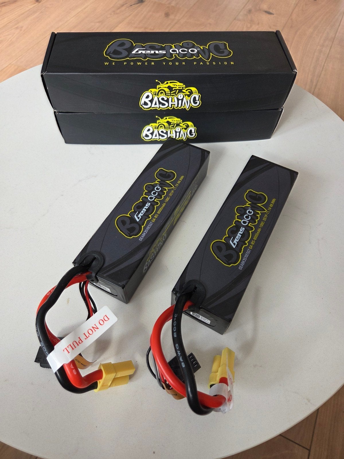 2x Gens ace bashing 3s lipo accu's 8000mah 100c 6s, Hobby en Vrije tijd, Elektro, Ophalen of Verzenden, Zo goed als nieuw, Onderdeel