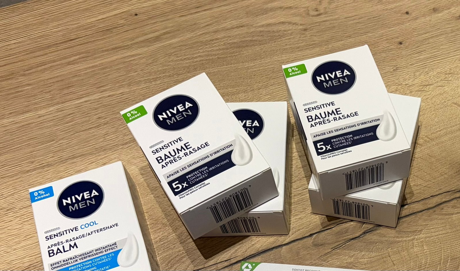 5 stuks Nivea after shave balm, Ophalen of Verzenden, Nieuw, Gehele gezicht, Verzorging