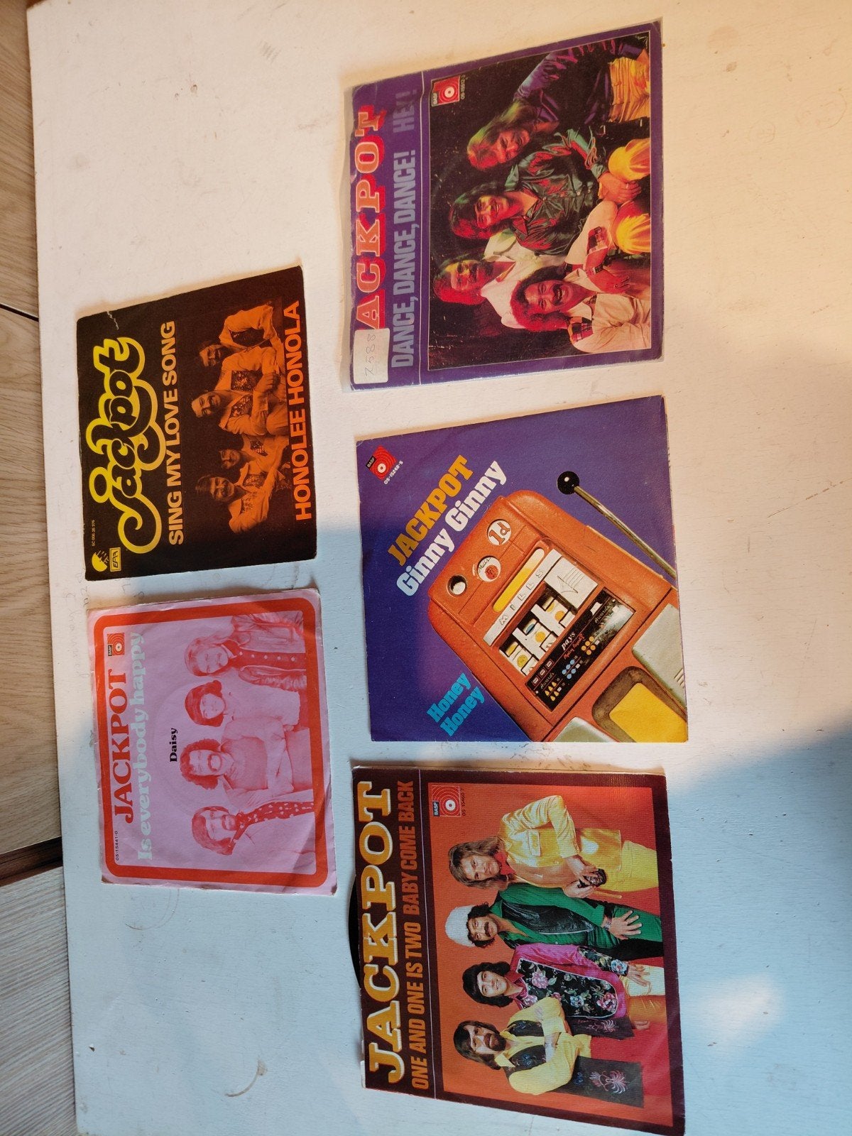 Jackpot Vinyl Singles Collectie - Pop/Rock 7 inch LP's, Gebruikt, 7 inch, Ophalen of Verzenden, Pop