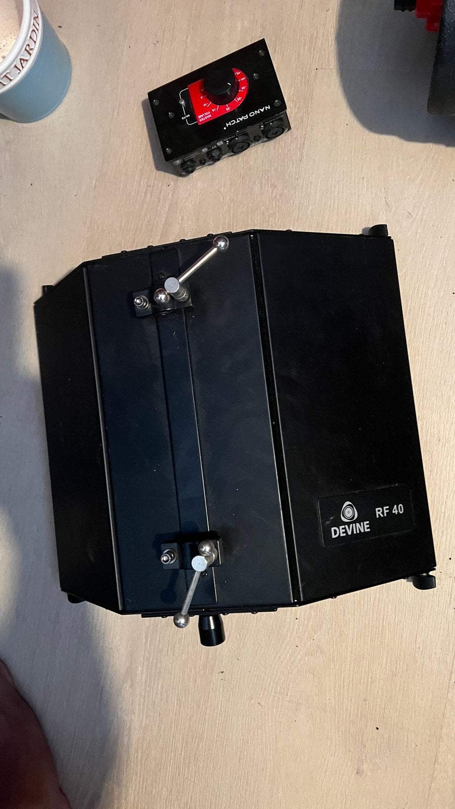 Devine RF 40 Microfoon Isolatiescherm, Muziek en Instrumenten, Ophalen, Zo goed als nieuw, Studiomicrofoon