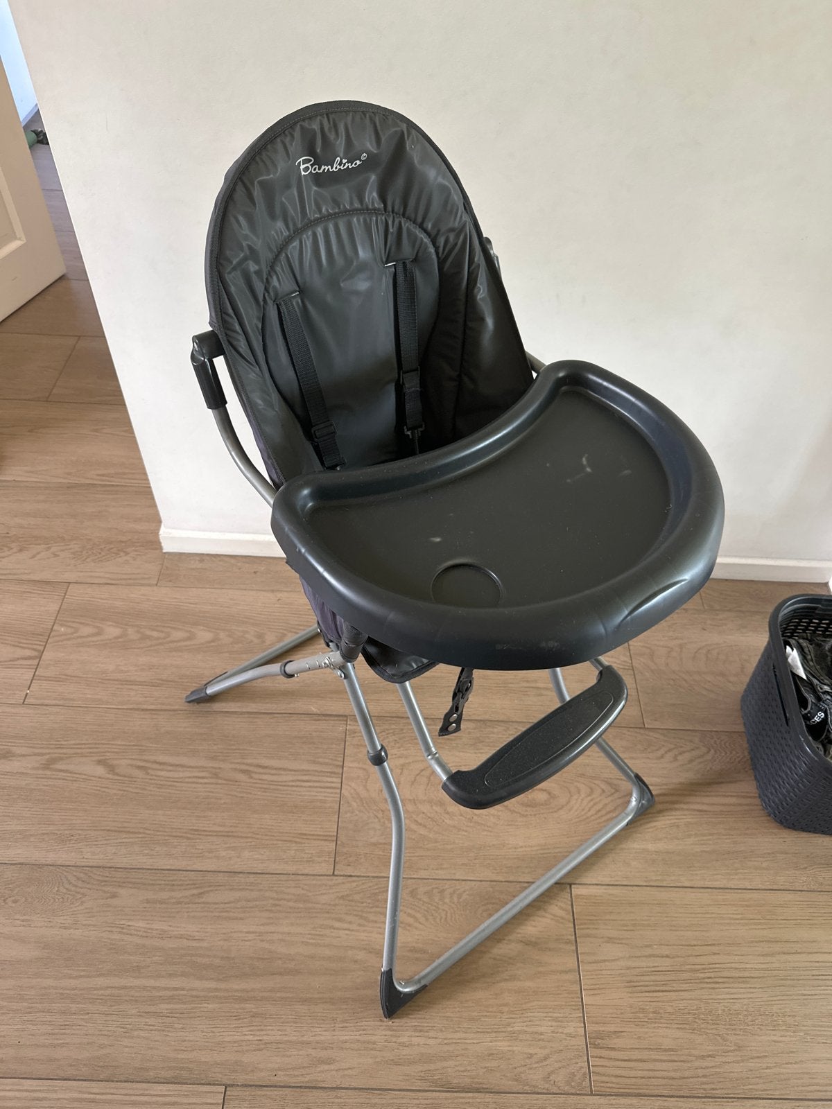 Bambino inklapbare kinderstoel - Gebruikt, nette staat, Kinderen en Baby's, Ophalen, Gebruikt, Inklapstoel, Afneembaar eetblad