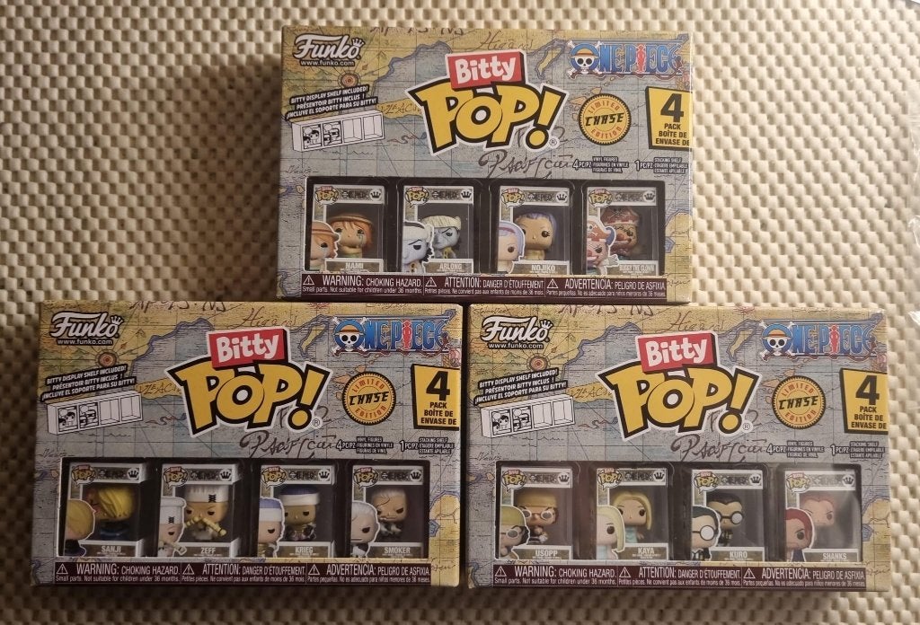 Bitty Pops - Funko - One Piece (3 series) 12 bitties, Ophalen of Verzenden, Zo goed als nieuw