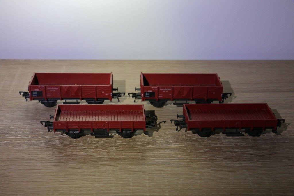 Hogeboordwagens Fleischmann H0, Gebruikt, Gelijkstroom, Fleischmann, Wagon