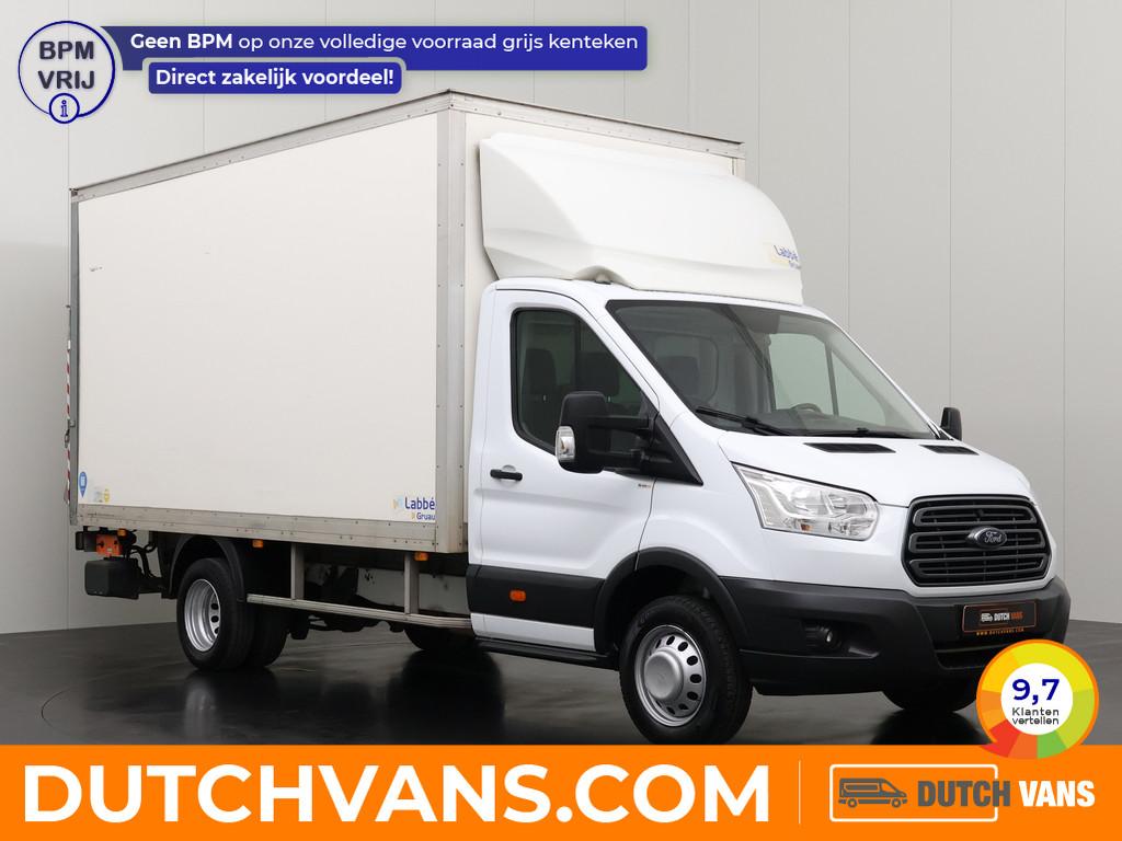 Ford Transit 2.0TDCi 170PK Bakwagen+Laadklep | Euro 6 | Daks, Auto's, Bestelauto's, Gebruikt, 2800 kg, Wit, Multifunctioneel stuurwiel