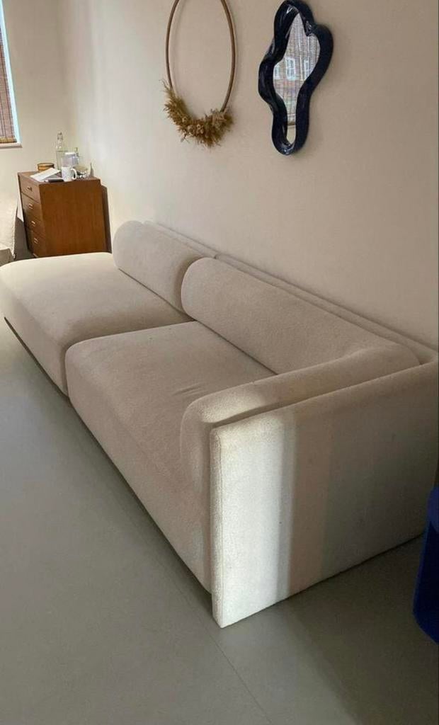 Fest bank offwhite, Huis en Inrichting, Ophalen, 75 tot 100 cm, Zo goed als nieuw, Stof