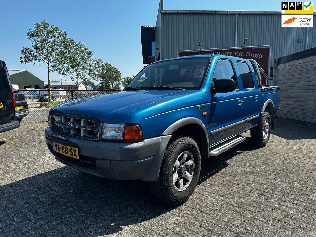 Ford Ranger 2.5 TD Super Cab 4X4 | Airco | Grijs Kent. | Tre, Auto's, Ford, 2500 cc, Stof, Gebruikt, 4 cilinders