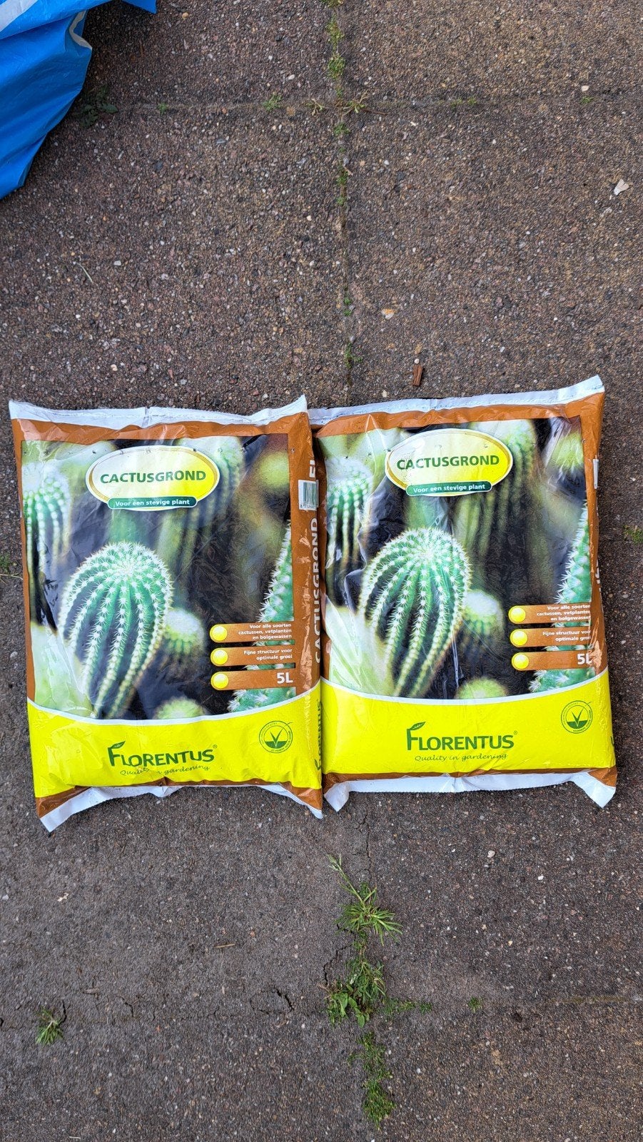 Cactusgrond en Bonsaigrond - 5L zakken nieuw, Ophalen of Verzenden, Potgrond